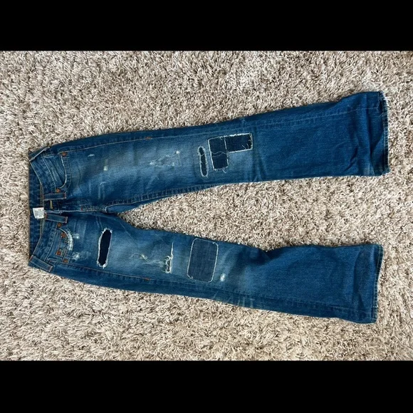 10 pair of jeans. Most true religion, 7, and citizen brand all gently worn.